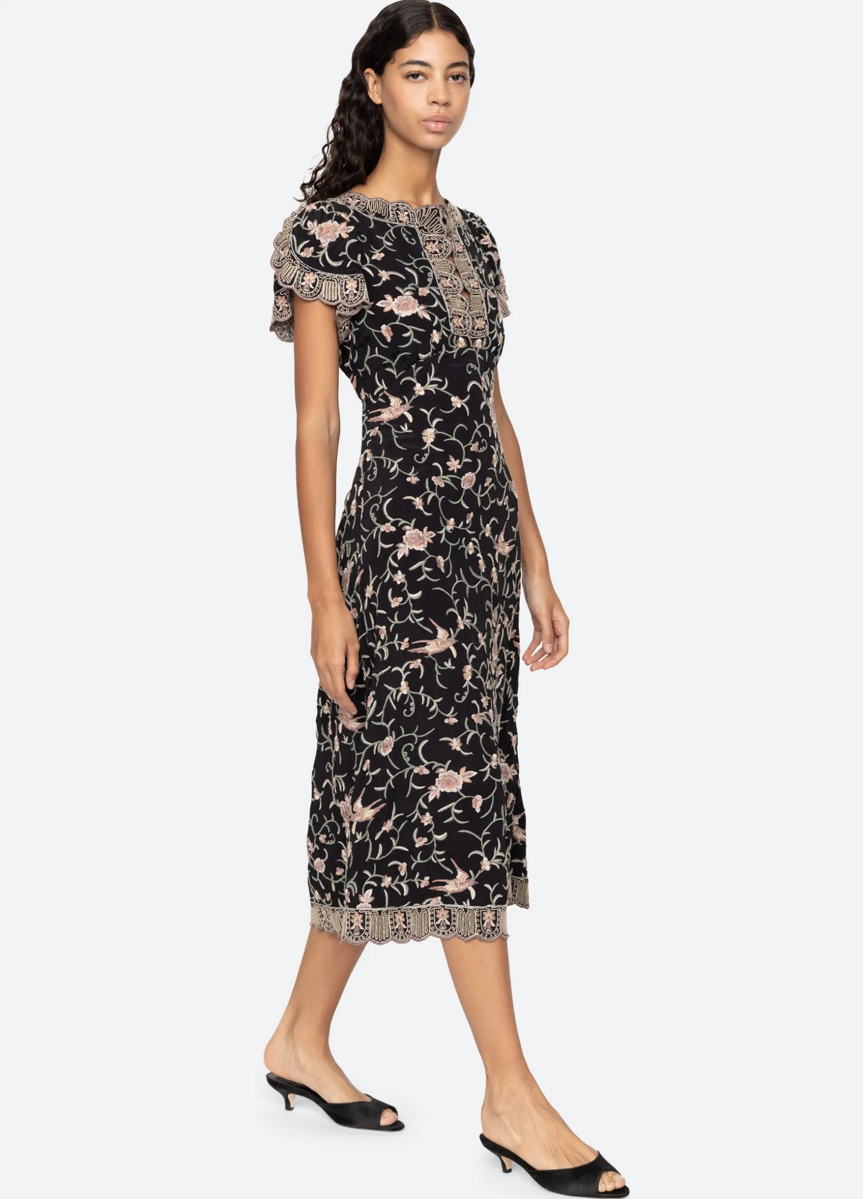 Dresses>Sea New York Lacey S/S Dress Black