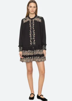 Dresses>Sea New York Lacey Tunic Black