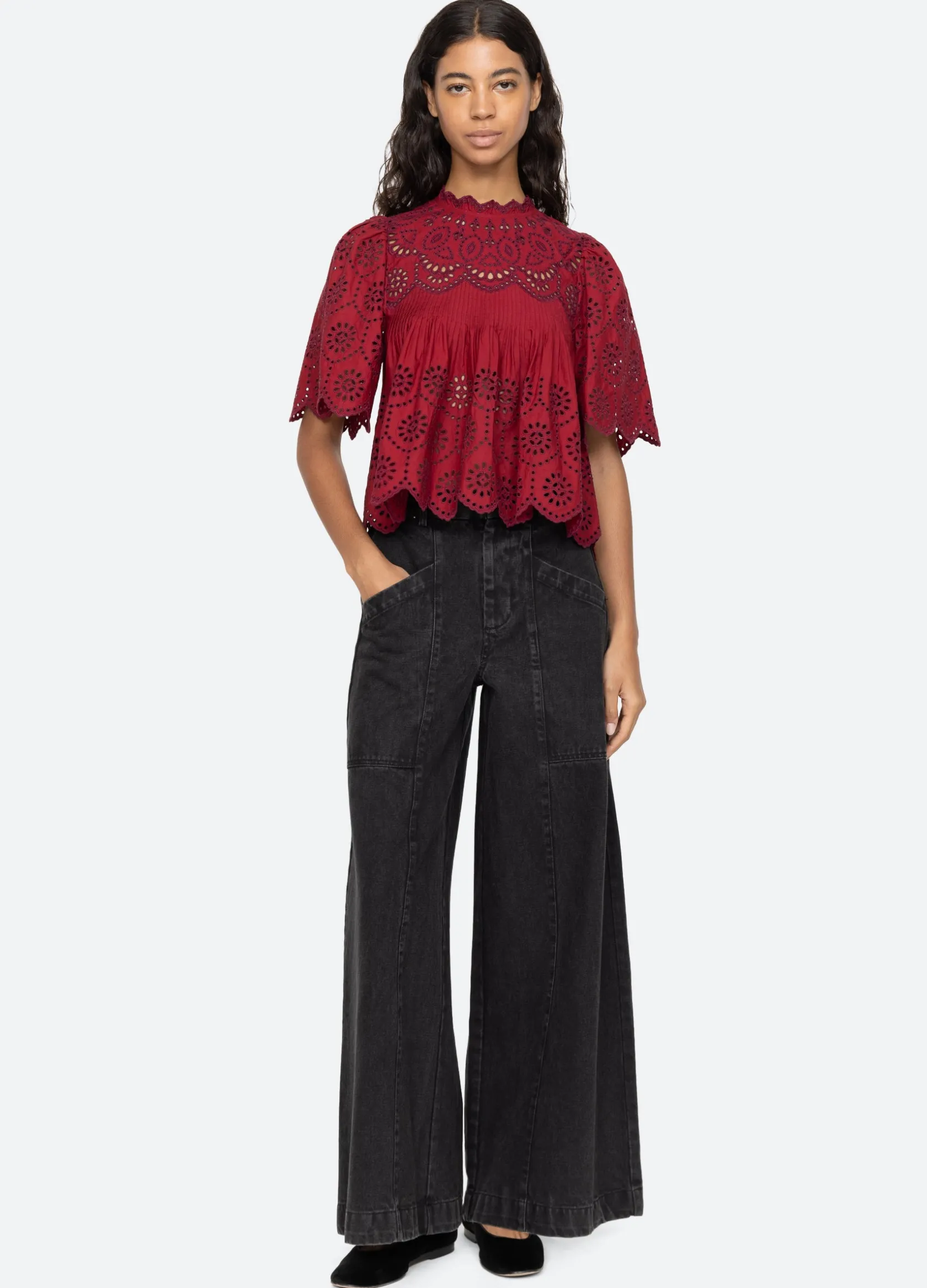 Tops>Sea New York Lainey S/S Top