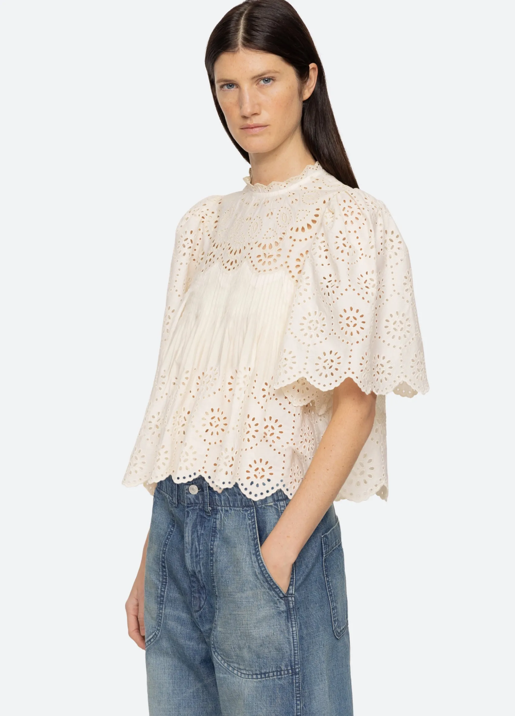 Tops>Sea New York Lainey S/S Top
