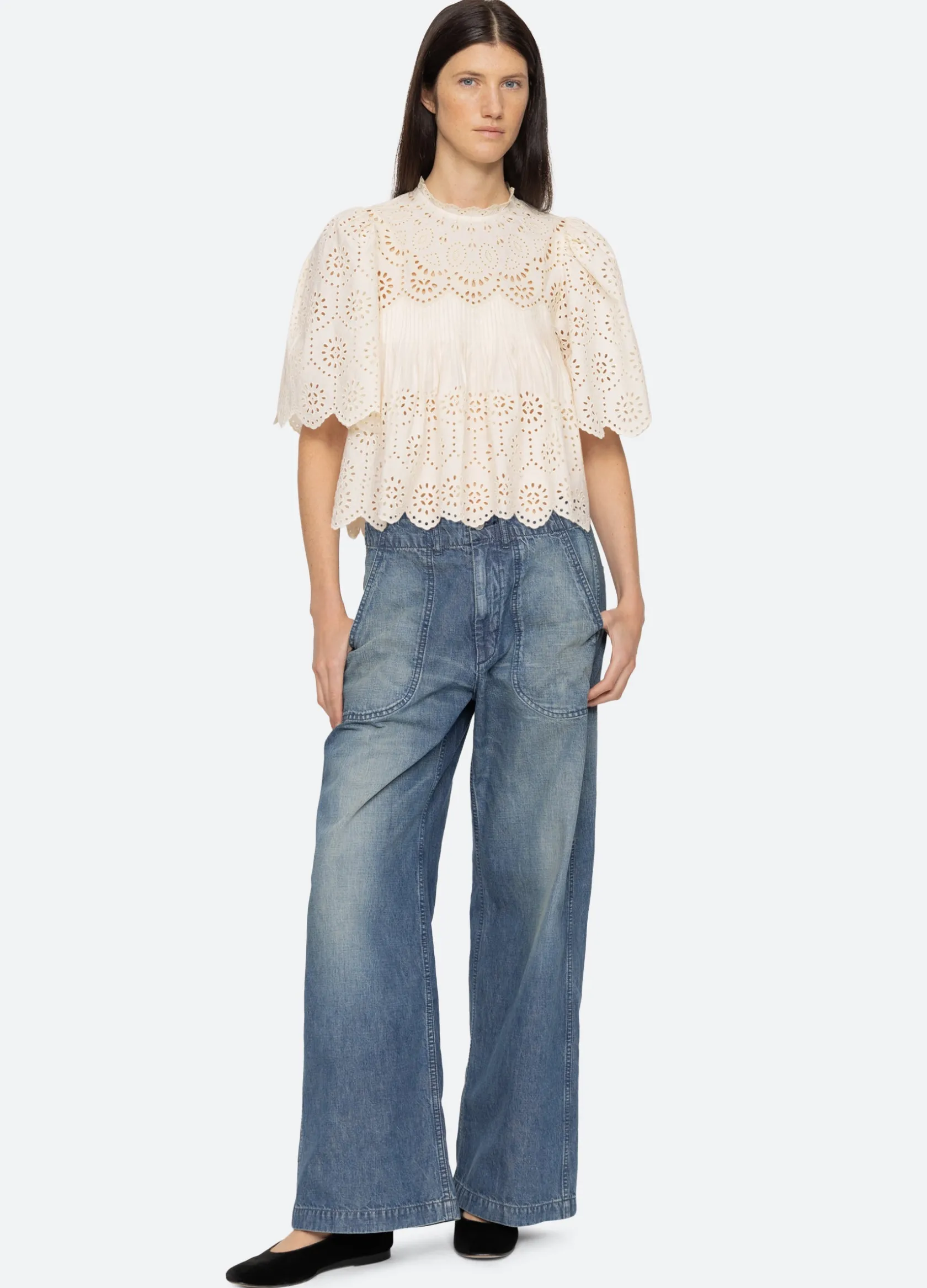 Tops>Sea New York Lainey S/S Top