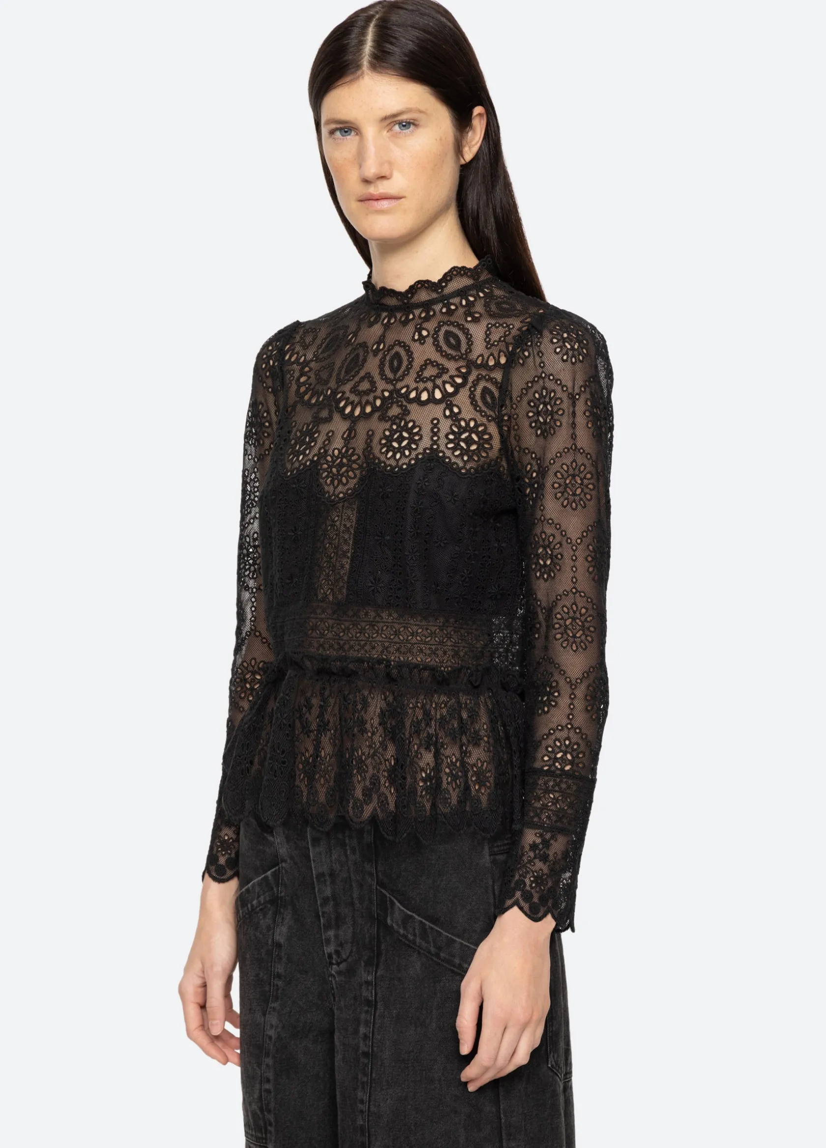 Tops>Sea New York Lainey Top Black