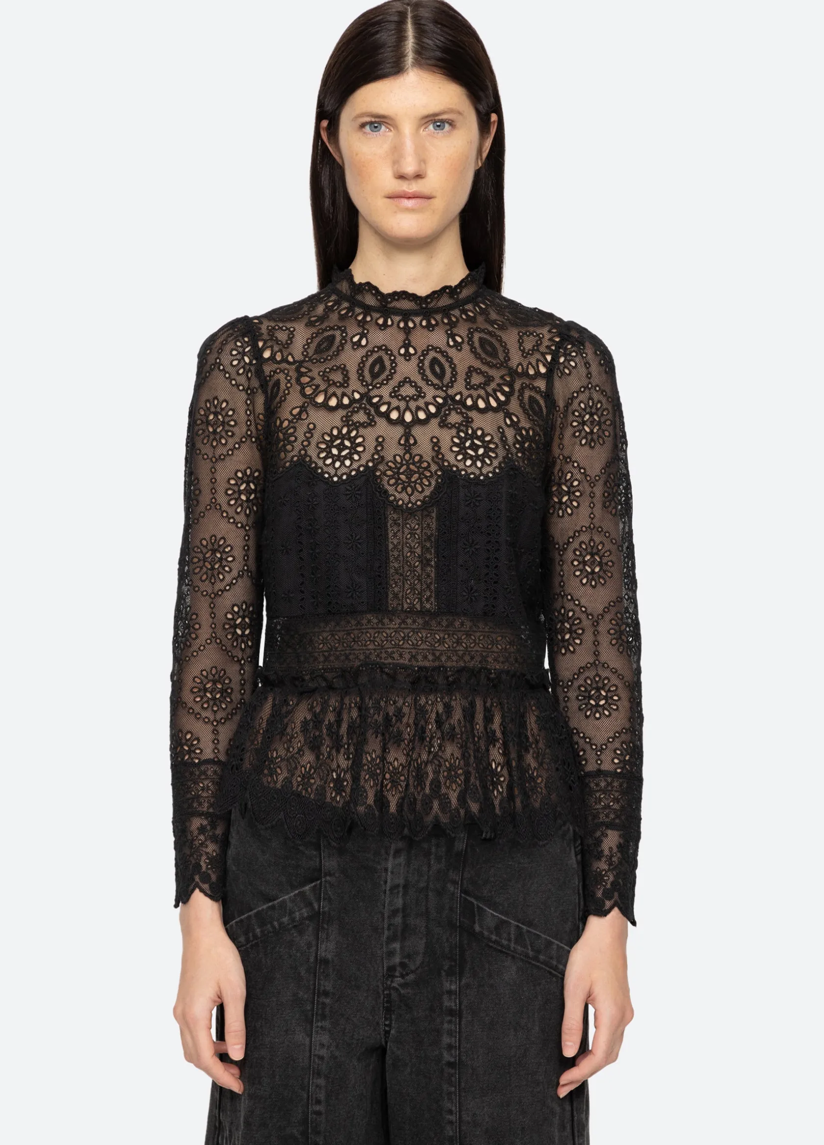 Tops>Sea New York Lainey Top Black