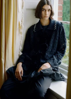 Sweaters|Tops>Sea New York Leia Cardigan Black
