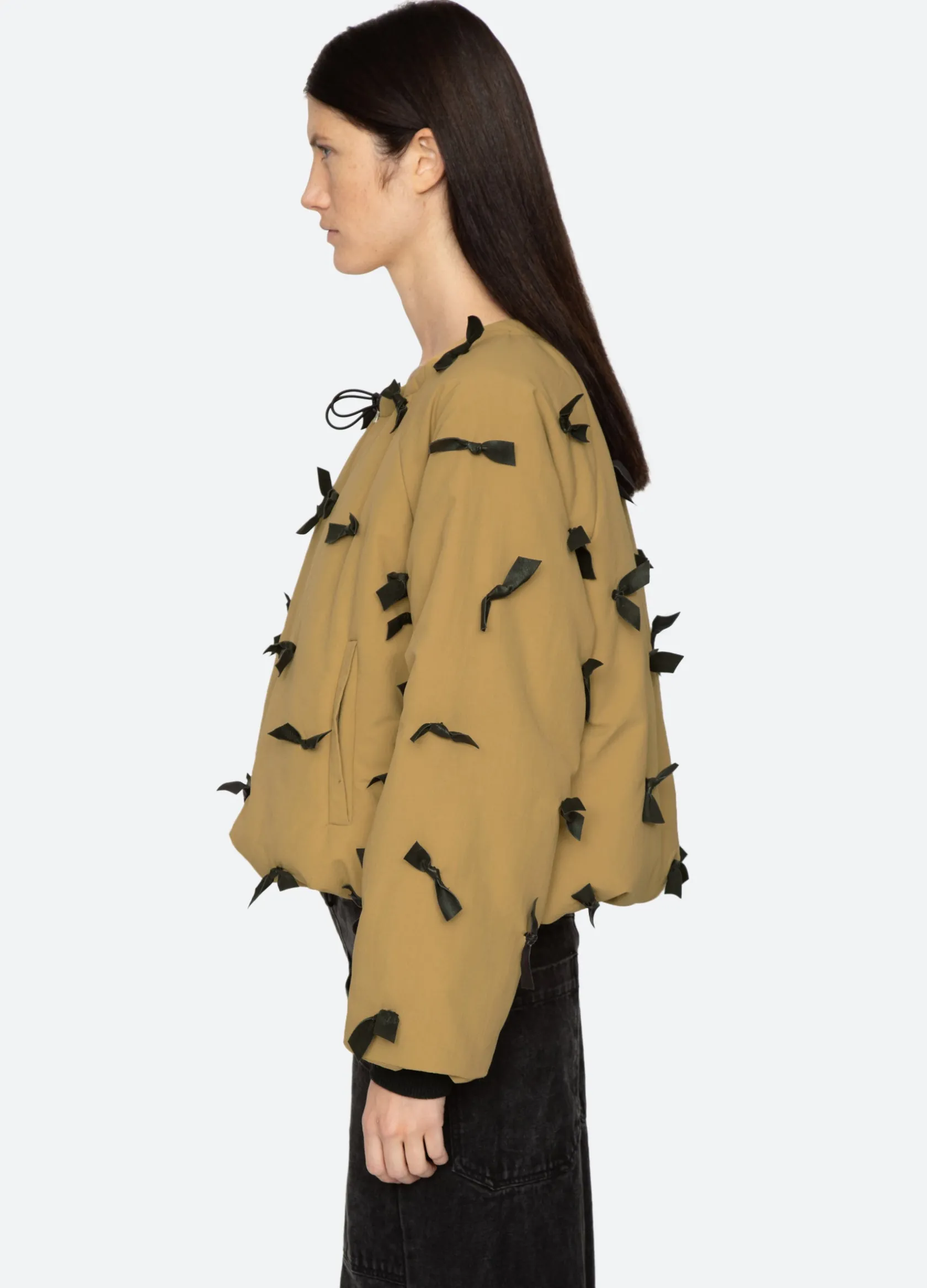 Outerwear>Sea New York Lucienne Jacket Khaki