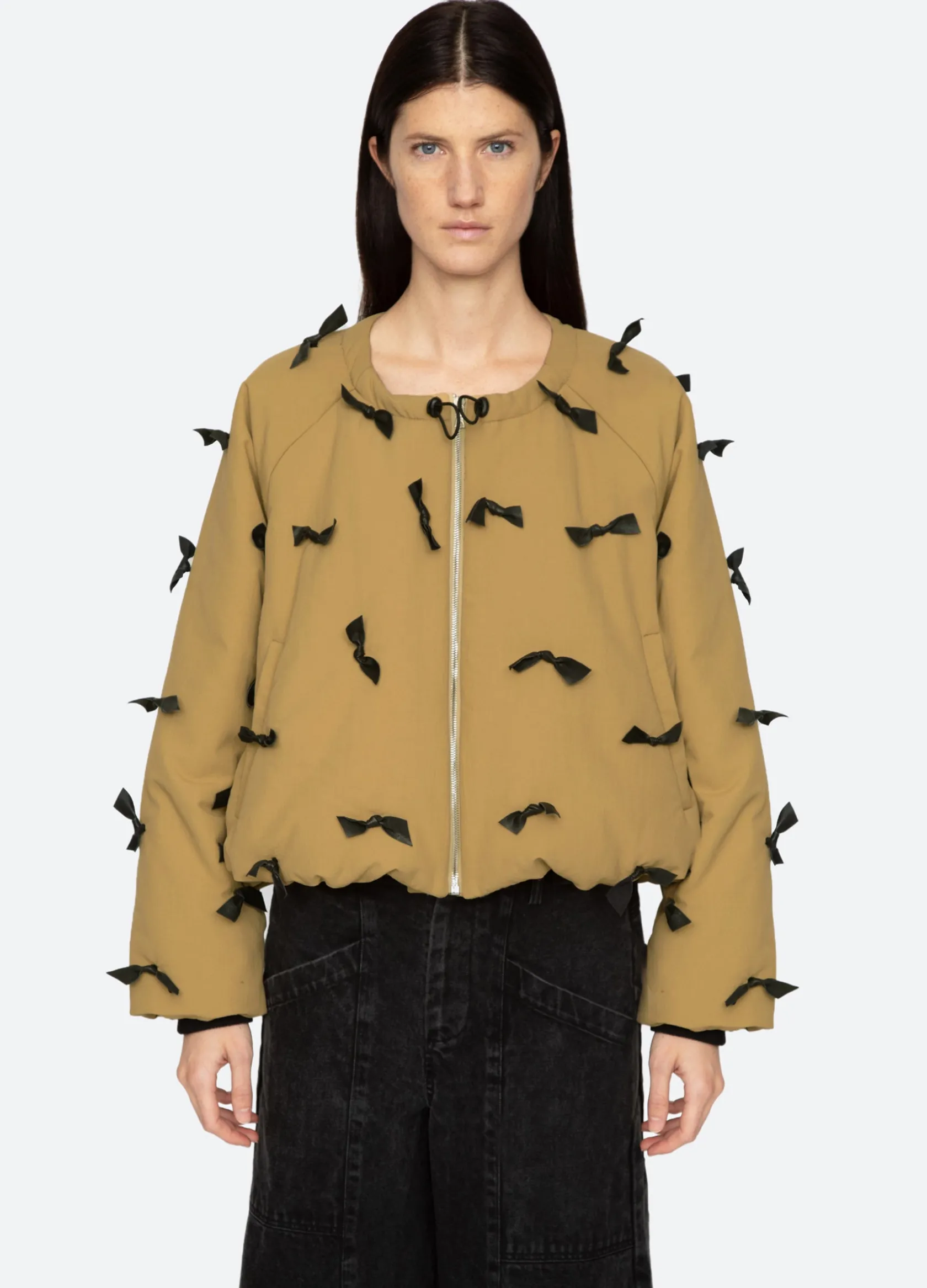 Outerwear>Sea New York Lucienne Jacket Khaki