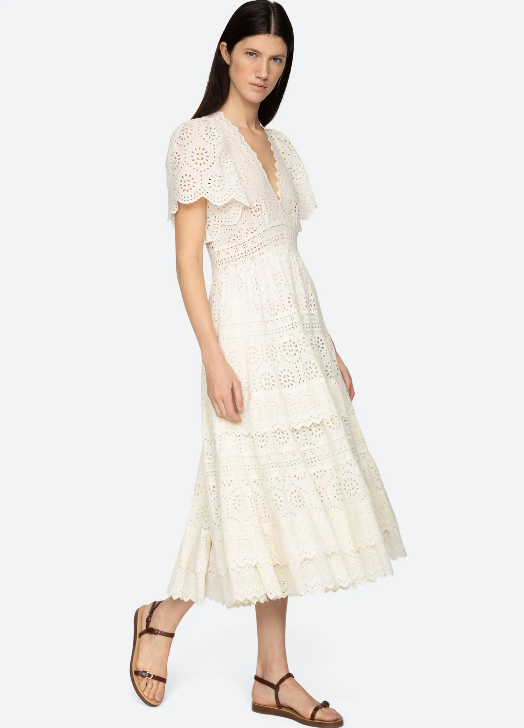 Dresses>Sea New York Lyla Dress Cream