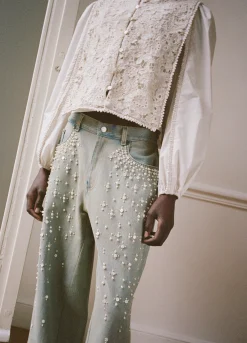 Bottoms>Sea New York Perlette Jeans Blue