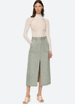 Bottoms>Sea New York Perlette Skirt Blue