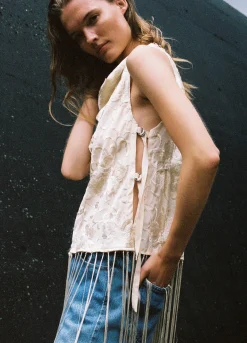 Tops>Sea New York Priscilla Vest Cream