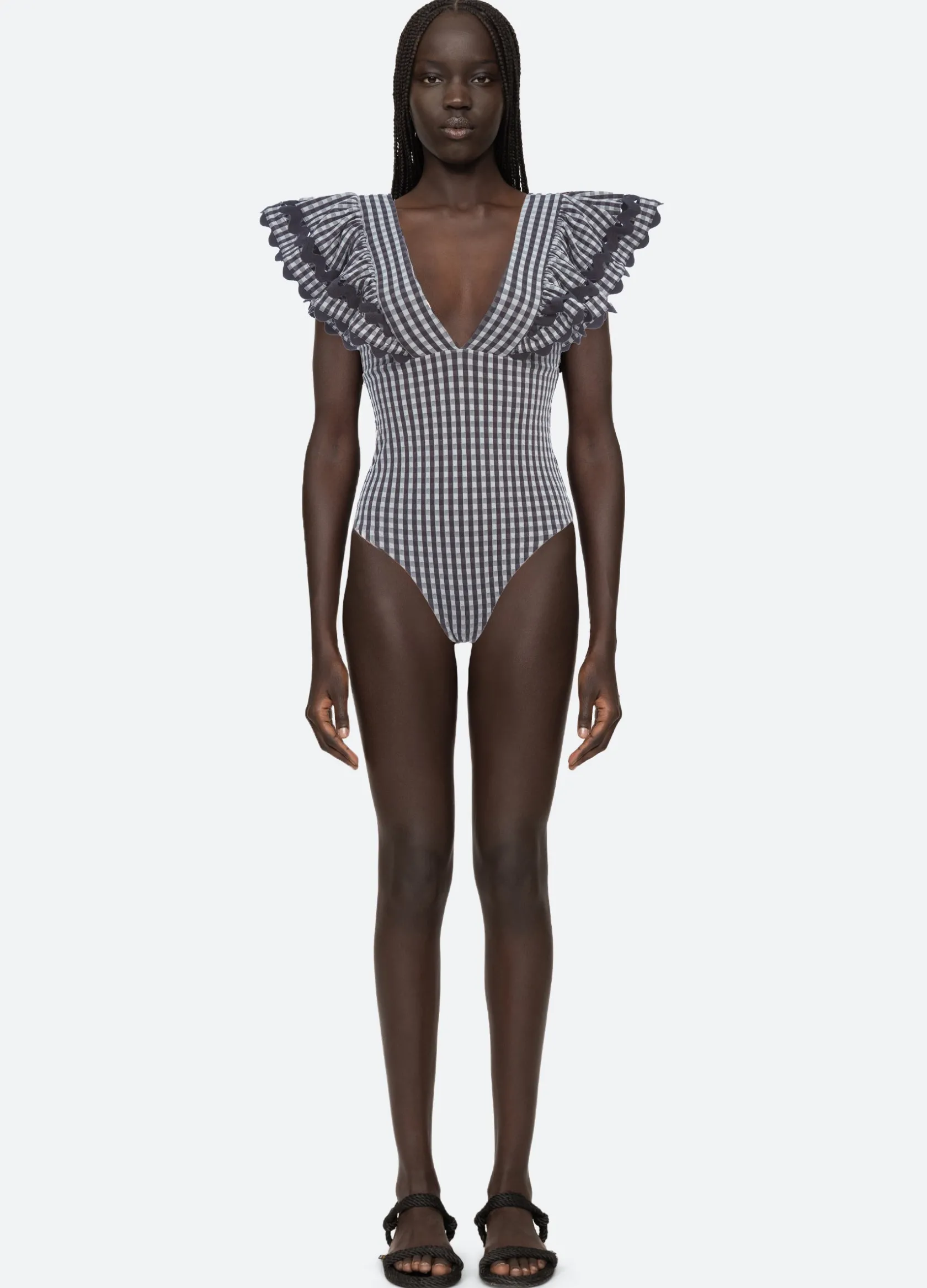 Swimwear>Sea New York Pucker One Piece Multi
