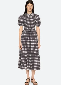 Dresses>Sea New York Pucker S/S Dress Multi