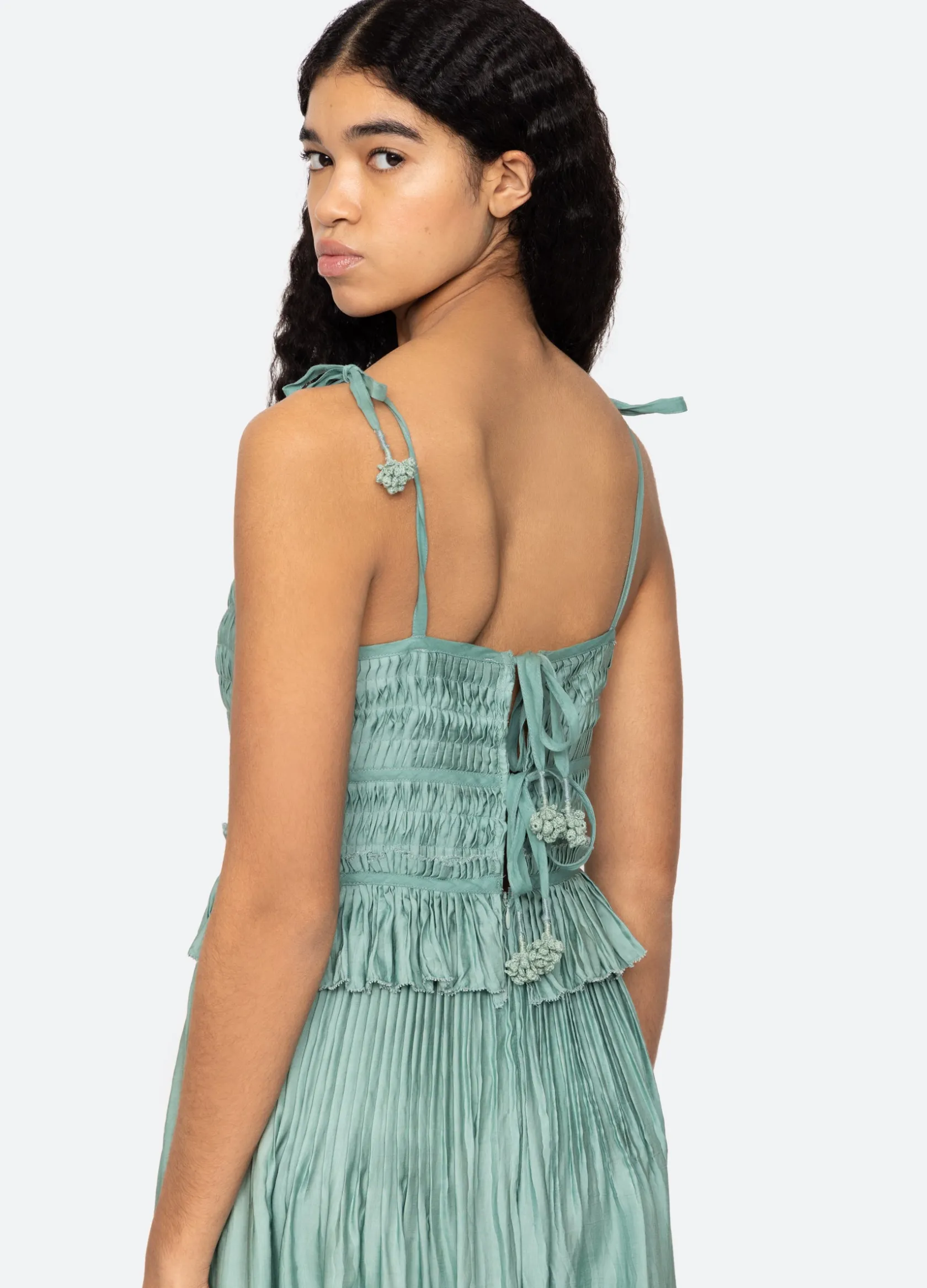 Dresses>Sea New York Risa Dress Sage