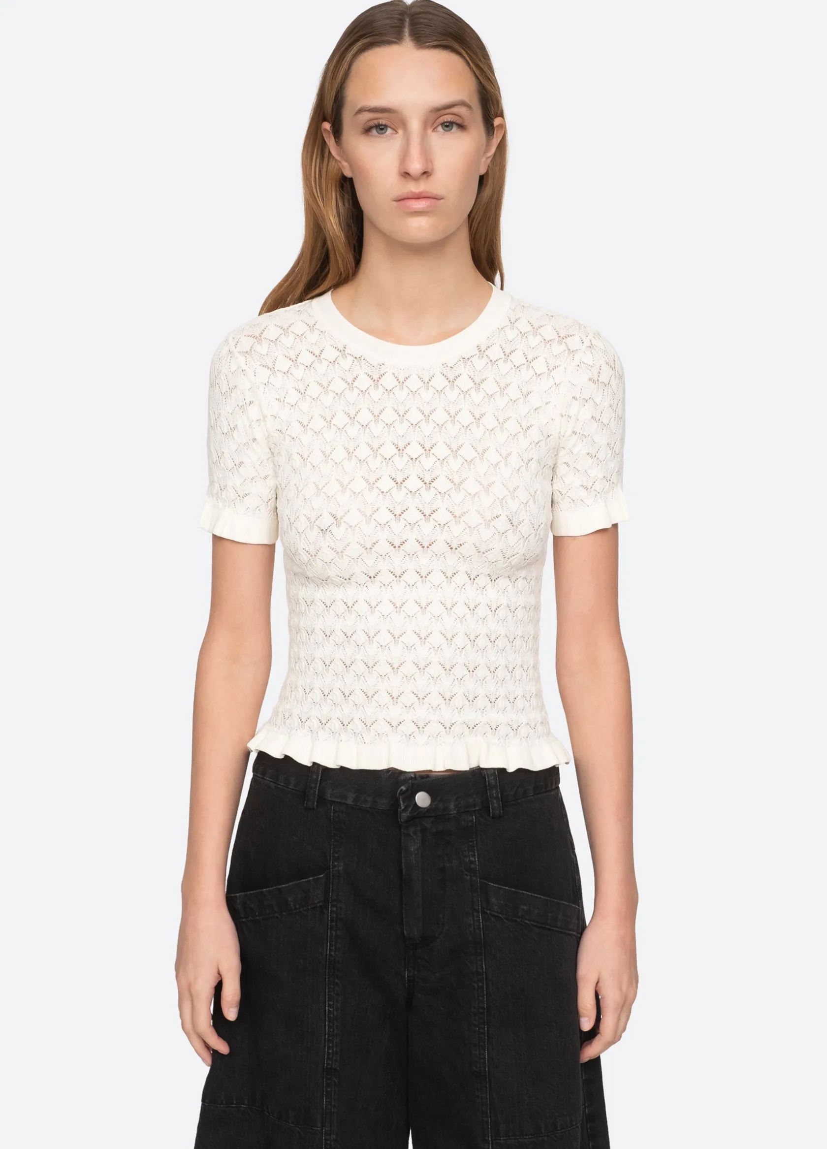 Sweaters|Tops>Sea New York Rue S/S Sweater