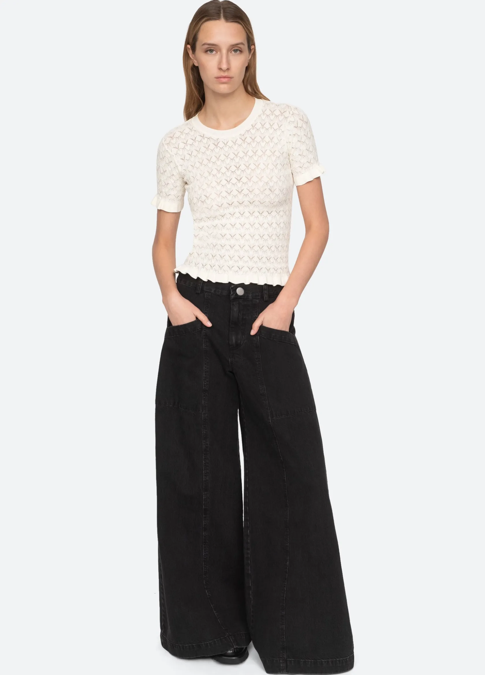 Sweaters|Tops>Sea New York Rue S/S Sweater