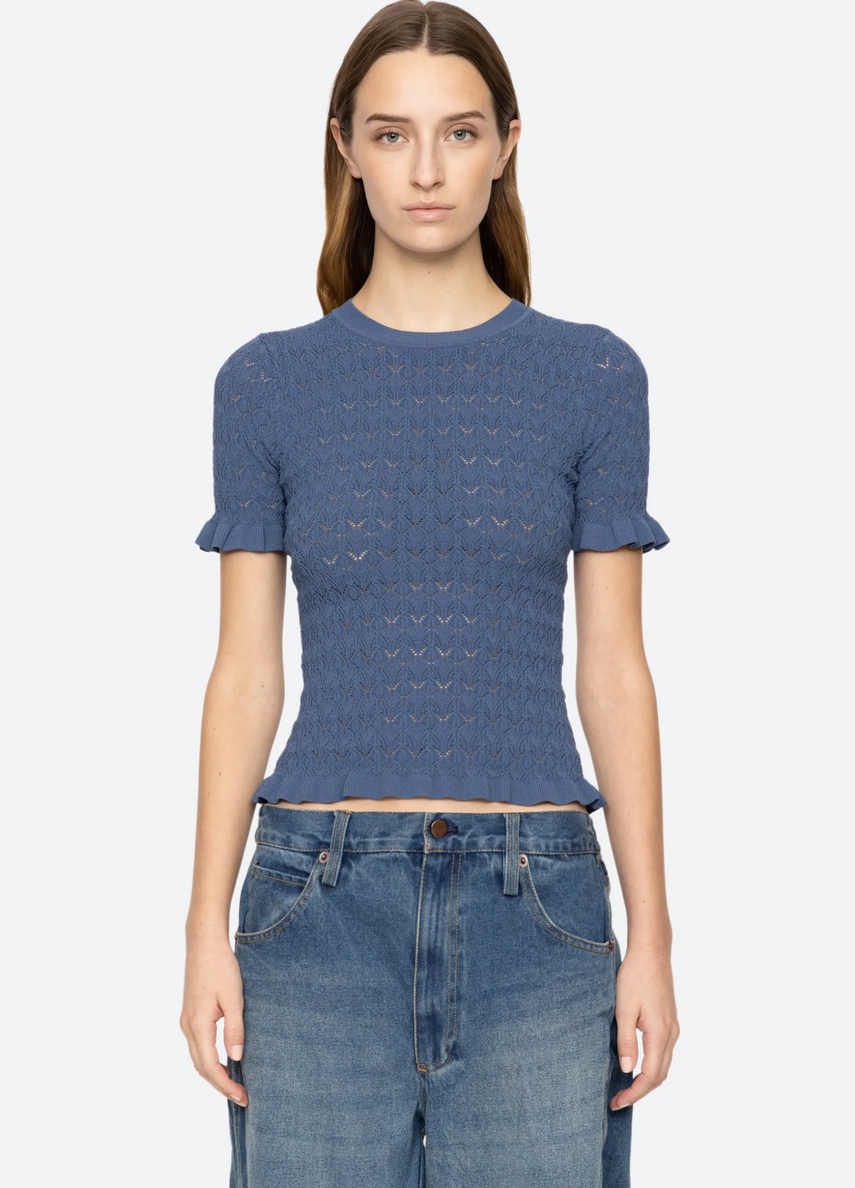 Sweaters|Tops>Sea New York Rue S/S Sweater