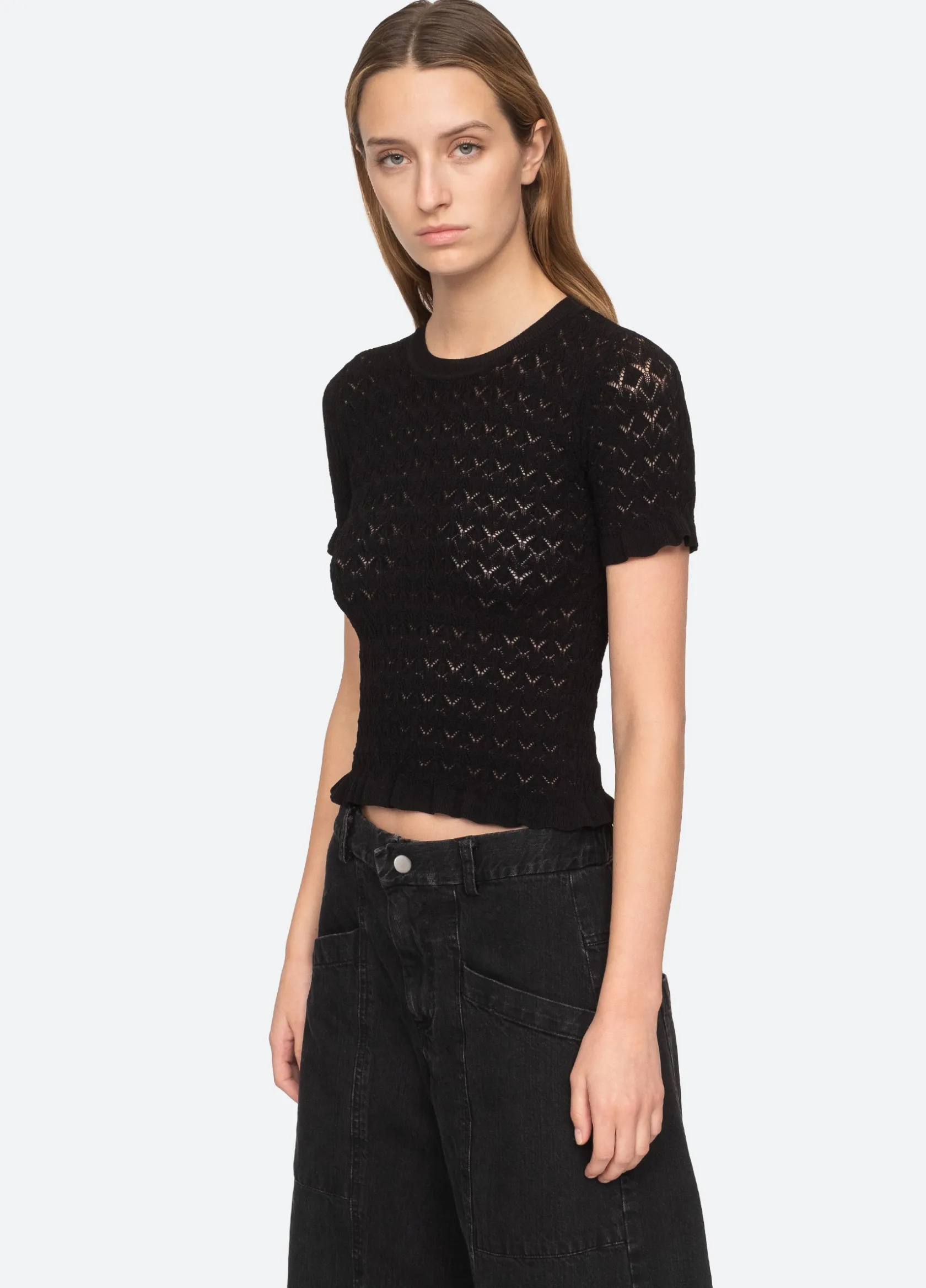Sweaters|Tops>Sea New York Rue S/S Sweater