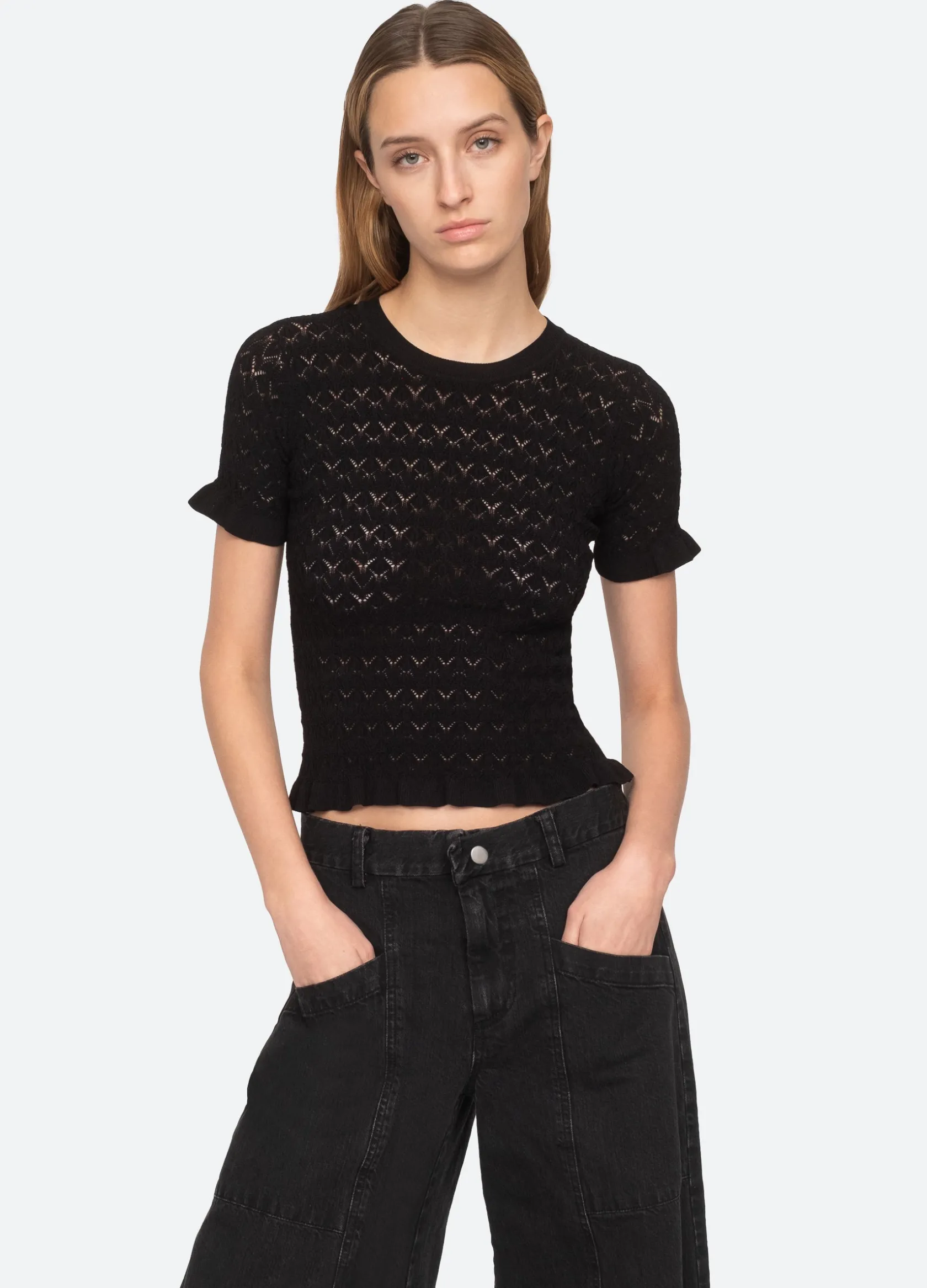 Sweaters|Tops>Sea New York Rue S/S Sweater