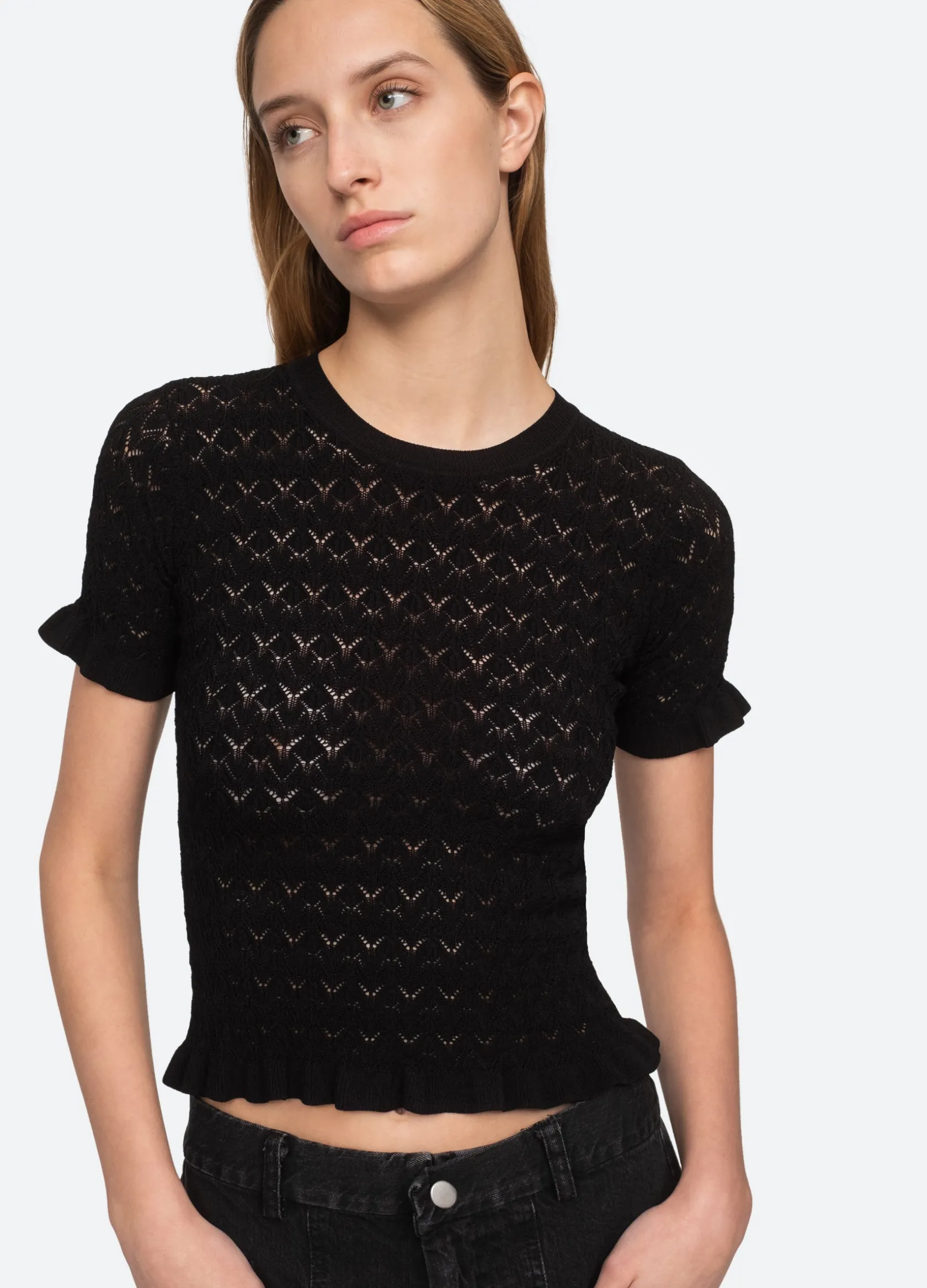 Sweaters|Tops>Sea New York Rue S/S Sweater