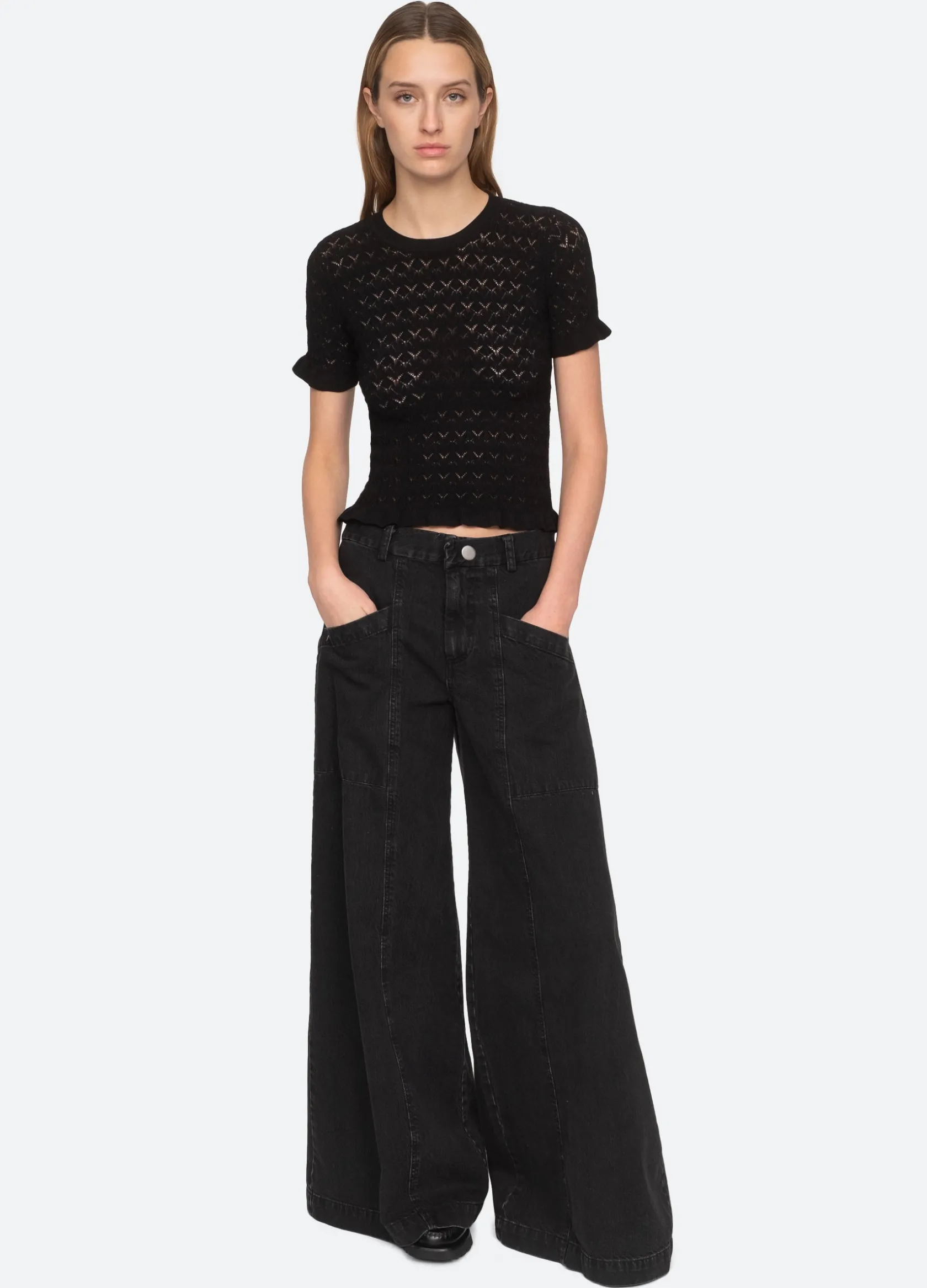 Sweaters|Tops>Sea New York Rue S/S Sweater