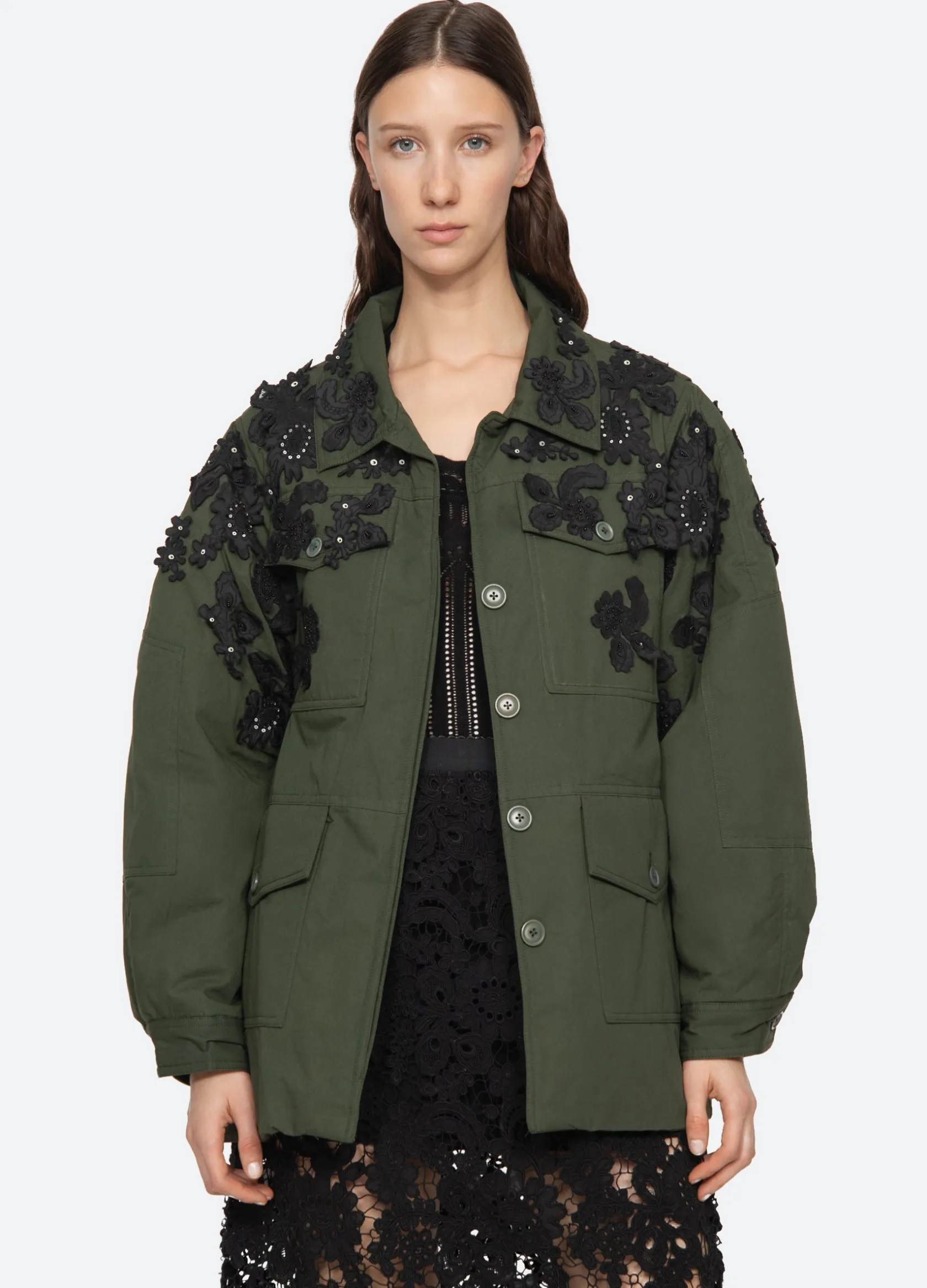 Outerwear>Sea New York Sabine Jacket Forest