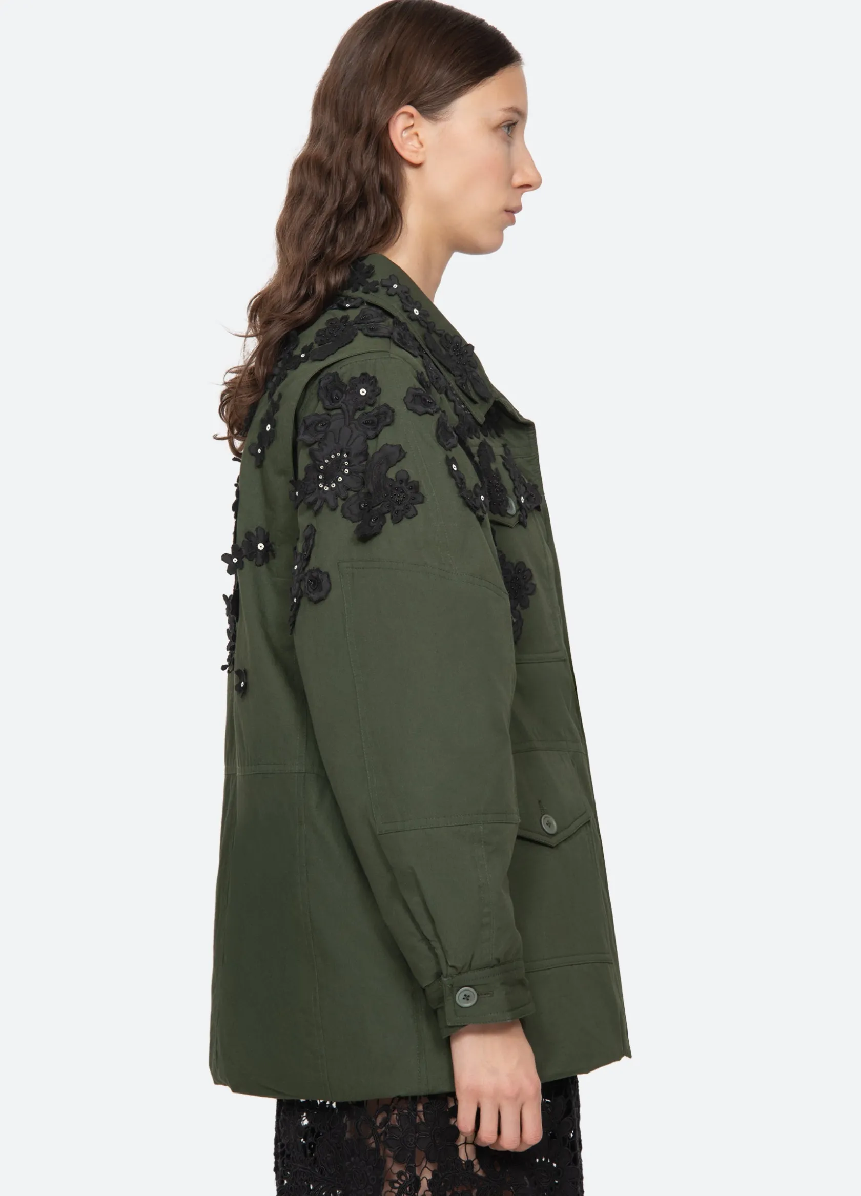 Outerwear>Sea New York Sabine Jacket Forest