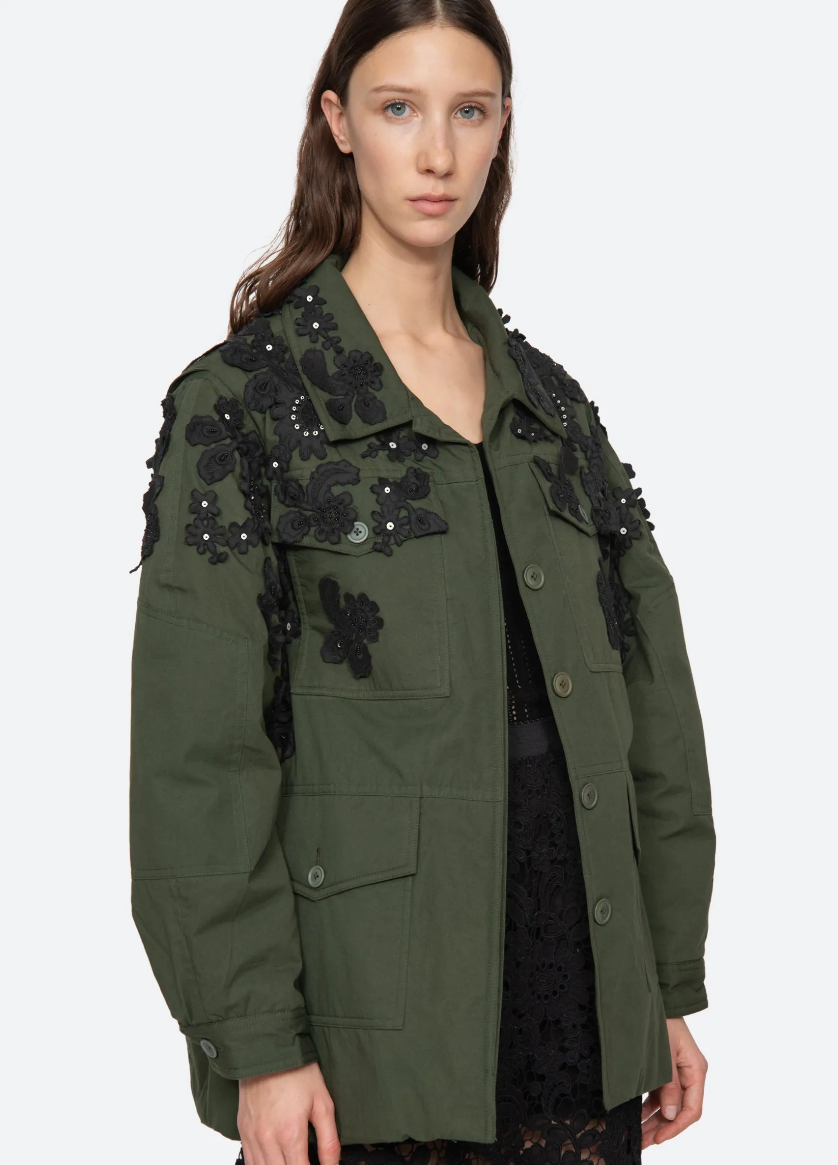 Outerwear>Sea New York Sabine Jacket Forest