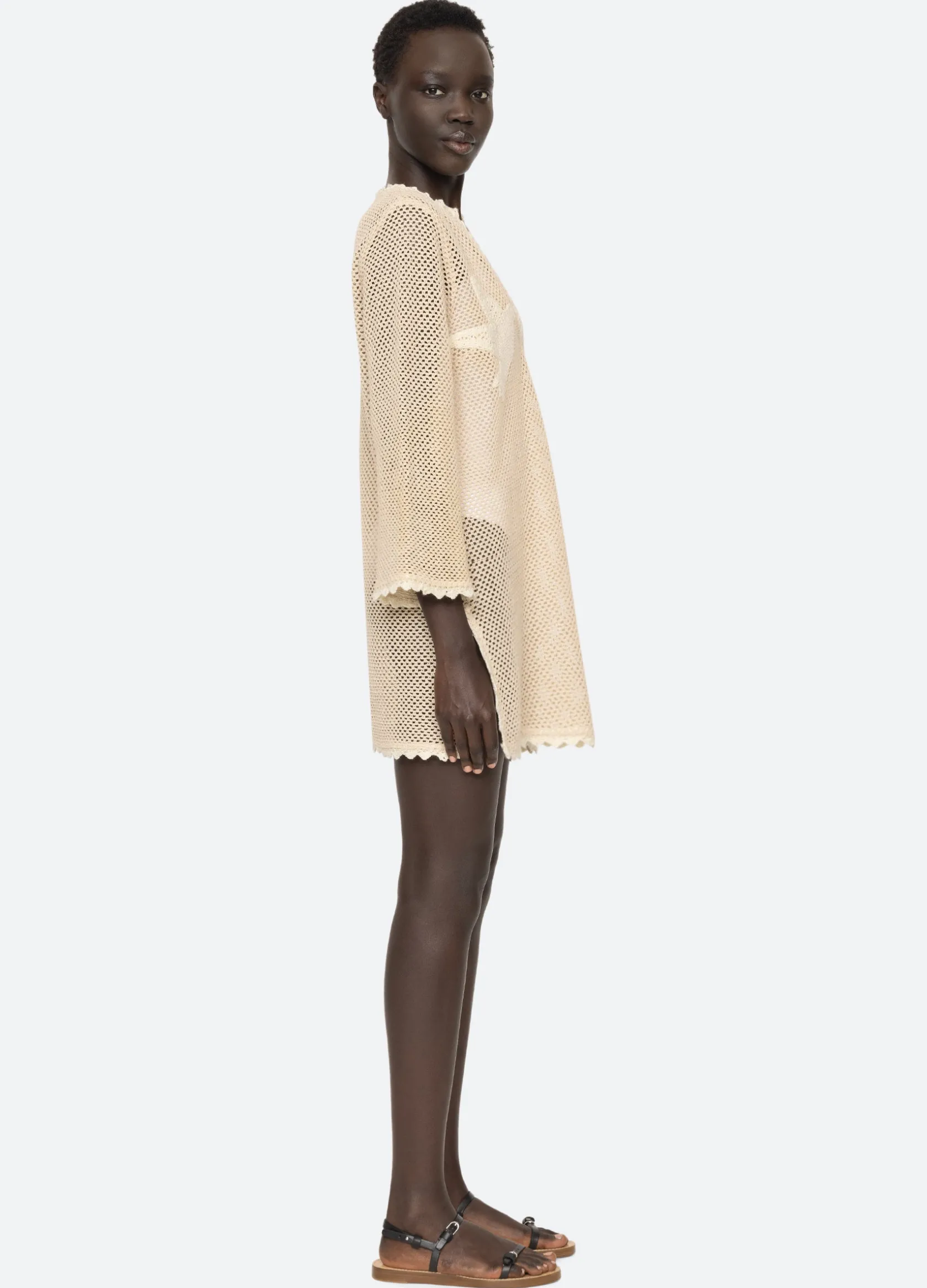 Swimwear>Sea New York Sally Coverup Tan