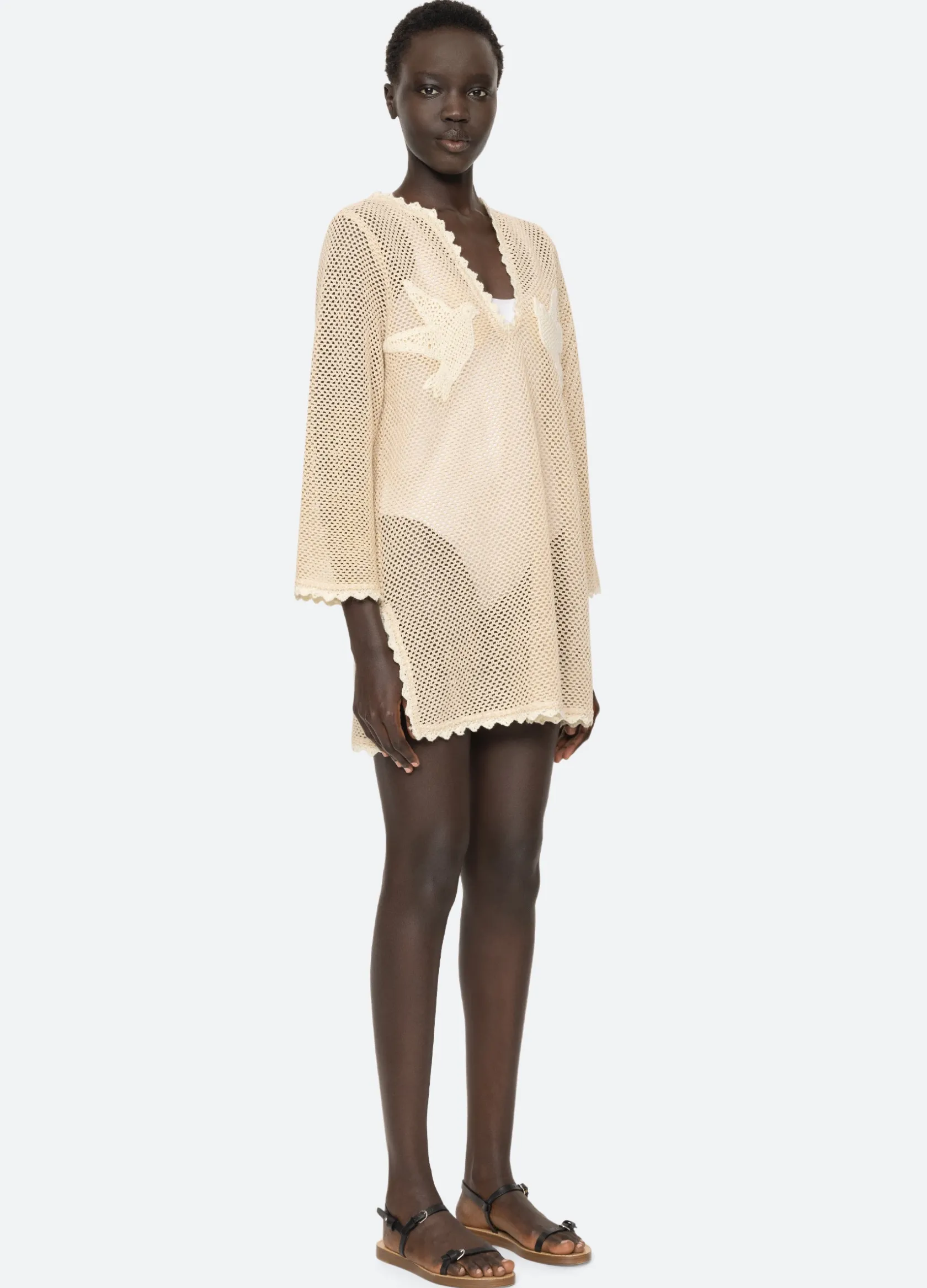 Swimwear>Sea New York Sally Coverup Tan