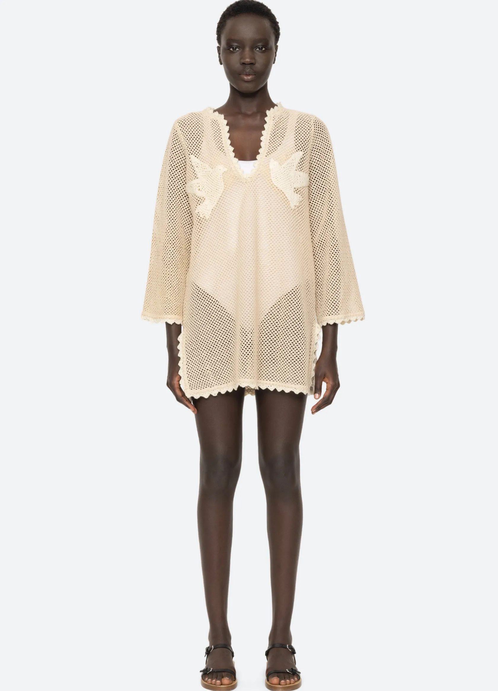 Swimwear>Sea New York Sally Coverup Tan