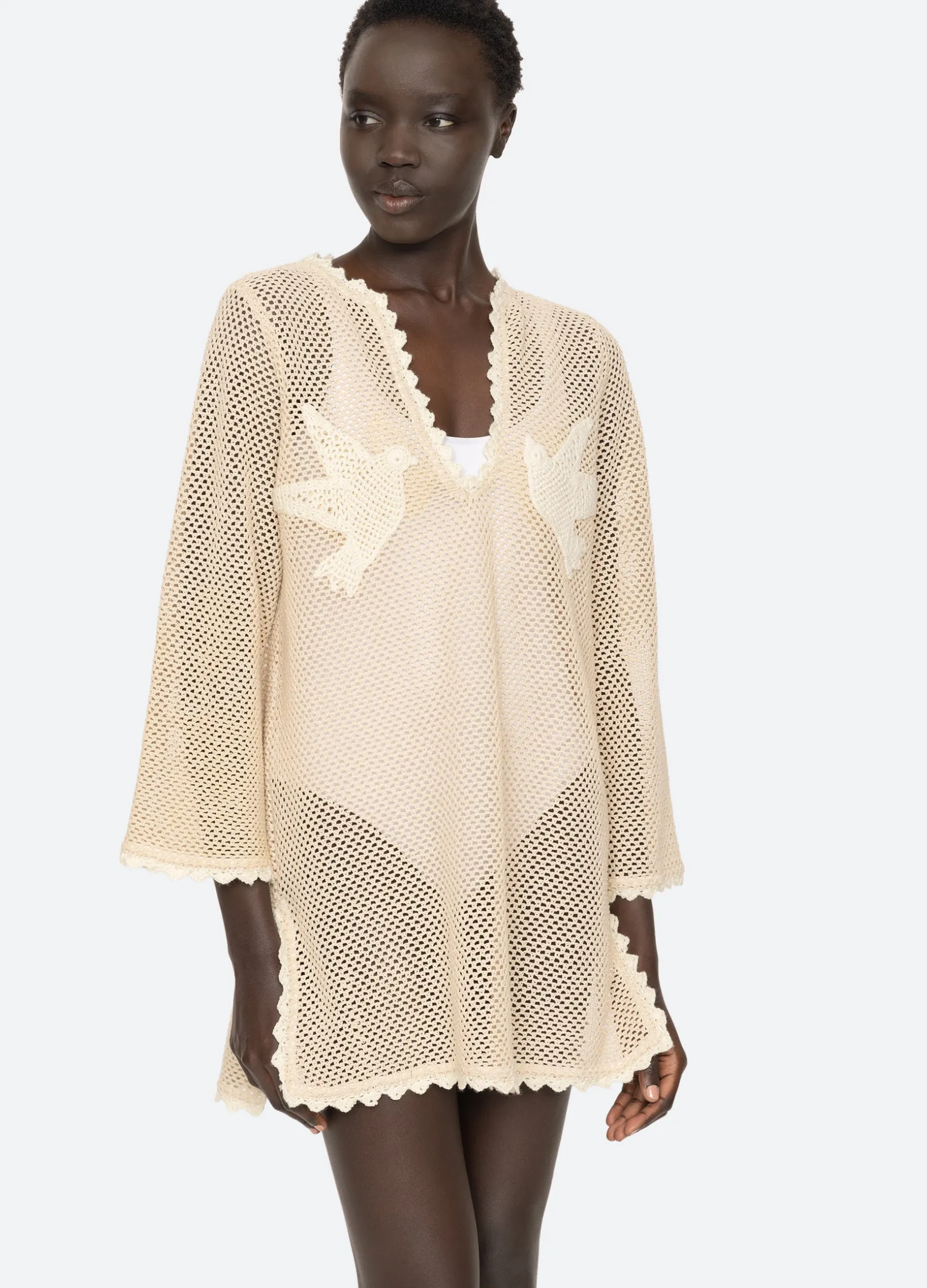 Swimwear>Sea New York Sally Coverup Tan