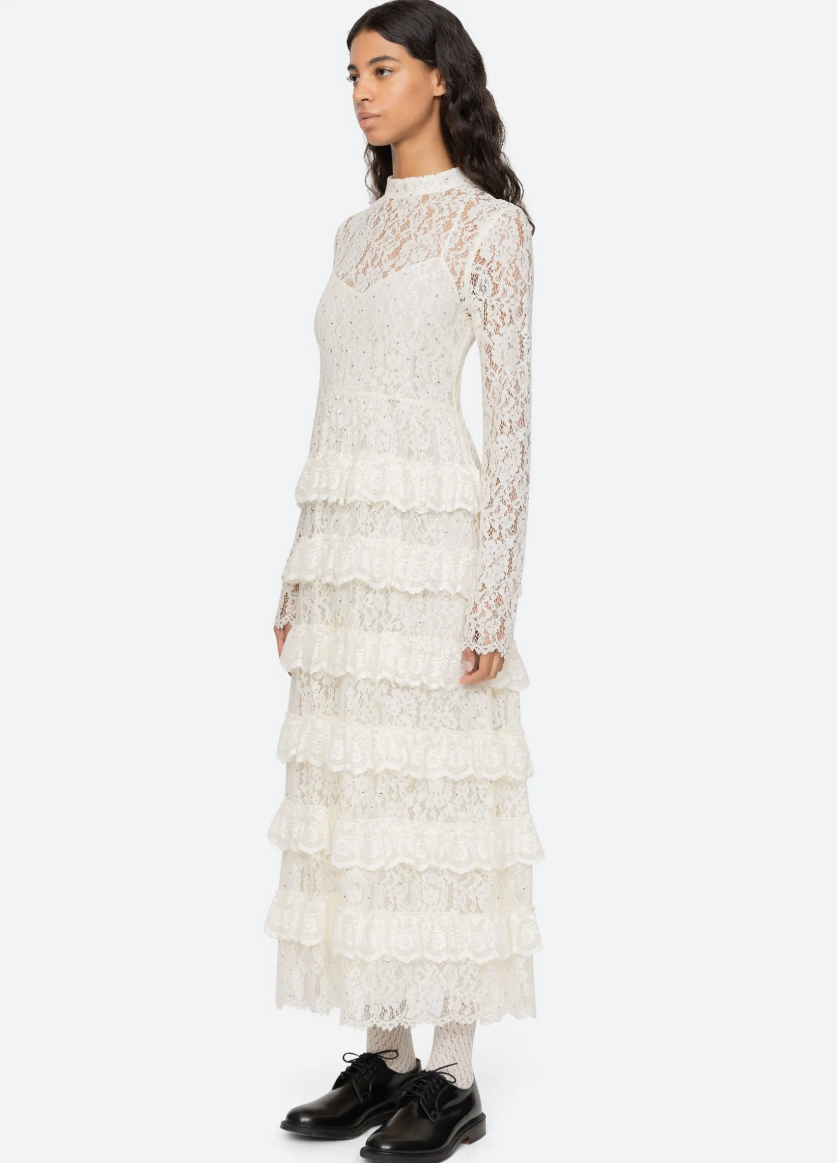 Dresses>Sea New York Seraphina Dress Cream