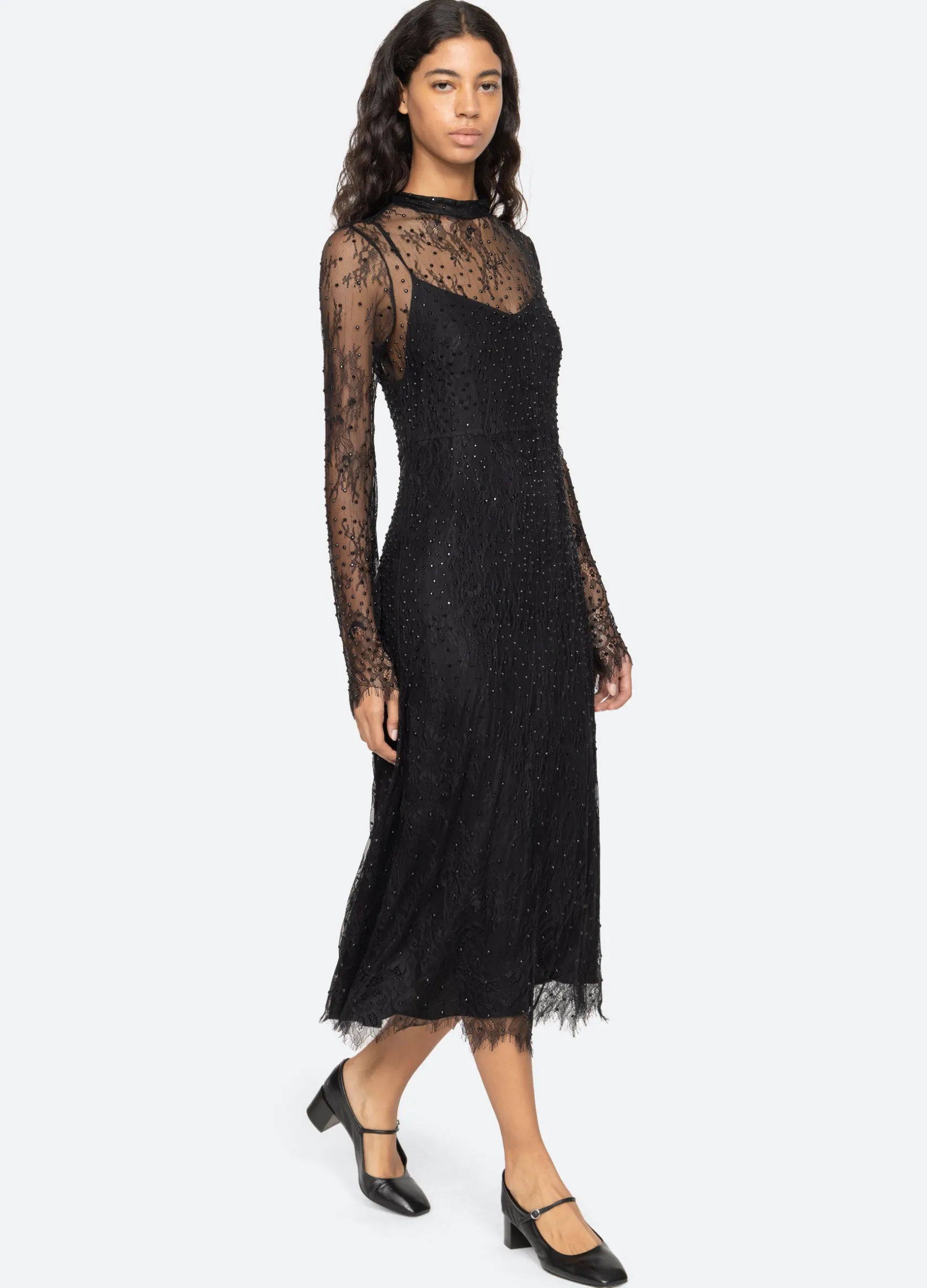 Dresses>Sea New York Seraphina L/S Dress Black