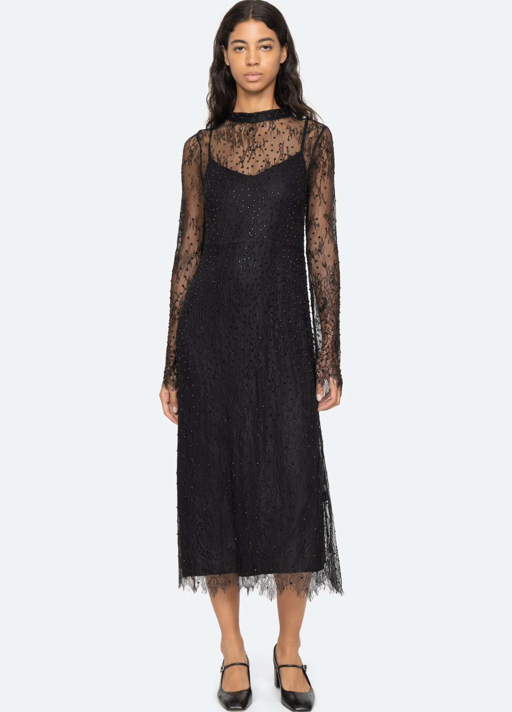 Dresses>Sea New York Seraphina L/S Dress Black