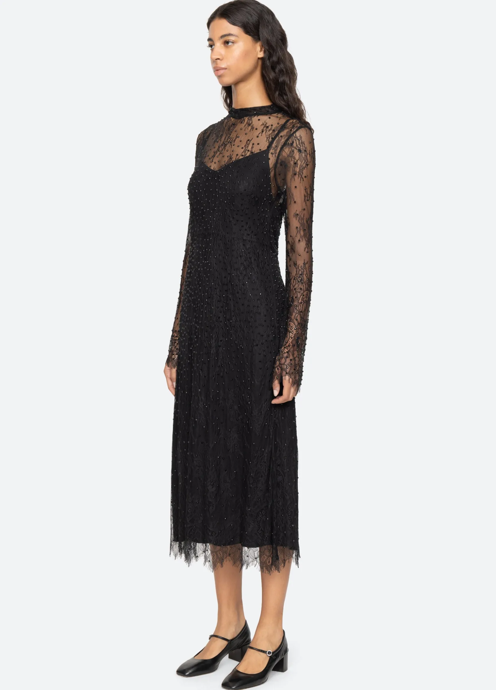 Dresses>Sea New York Seraphina L/S Dress Black