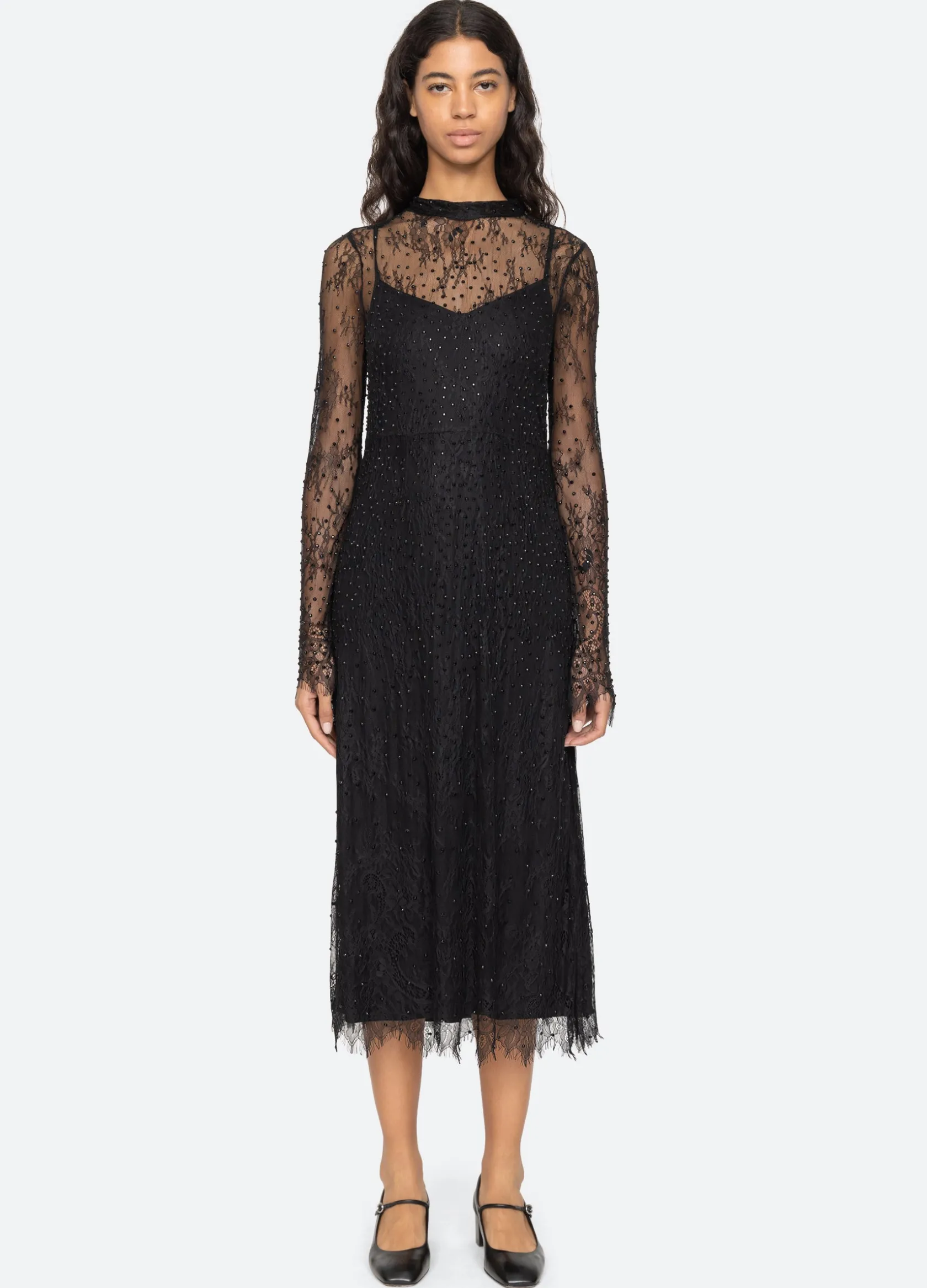 Dresses>Sea New York Seraphina L/S Dress Black