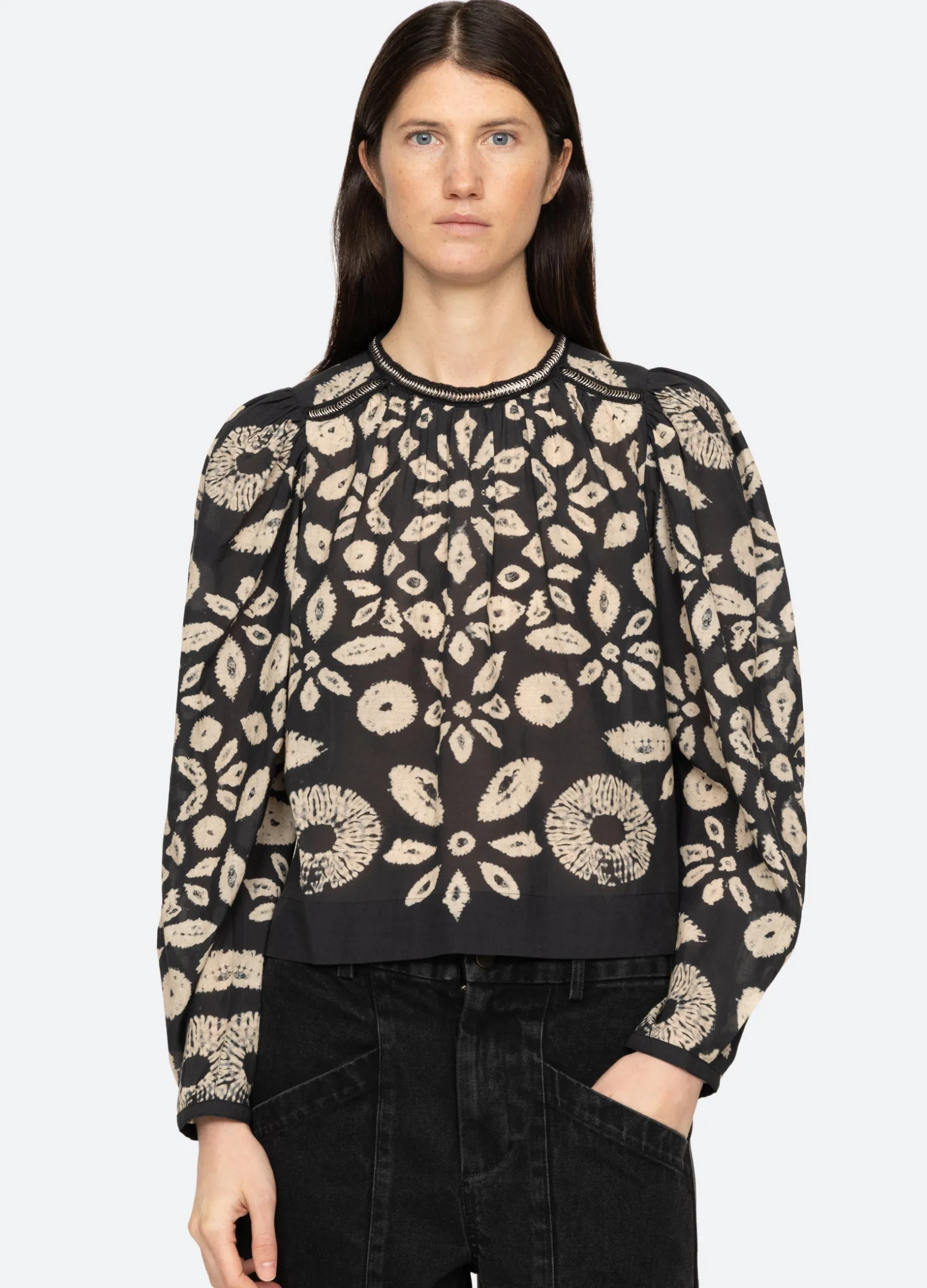 Tops>Sea New York Thea Top Black