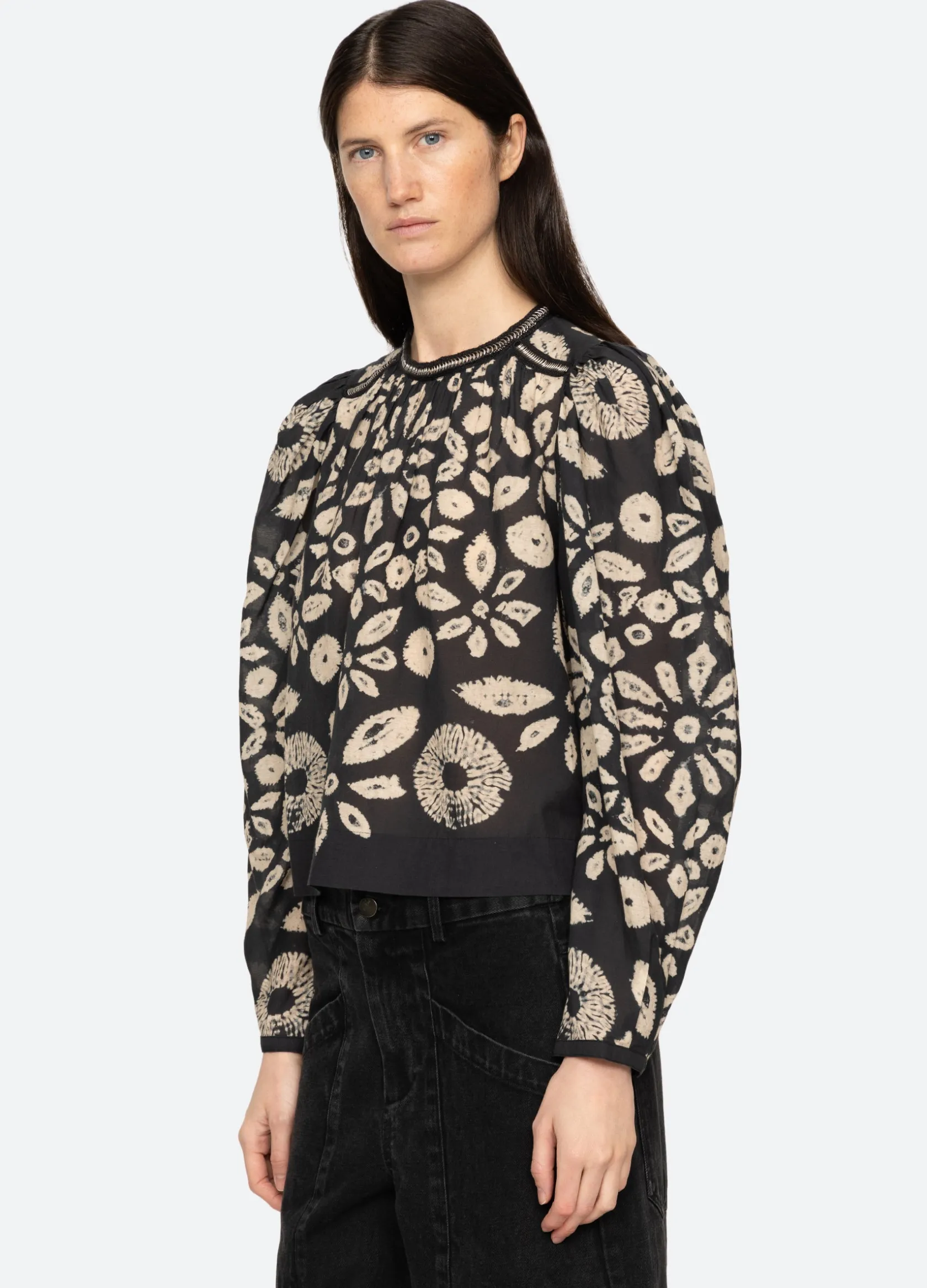 Tops>Sea New York Thea Top Black