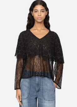 Tops>Sea New York Vale Top Black